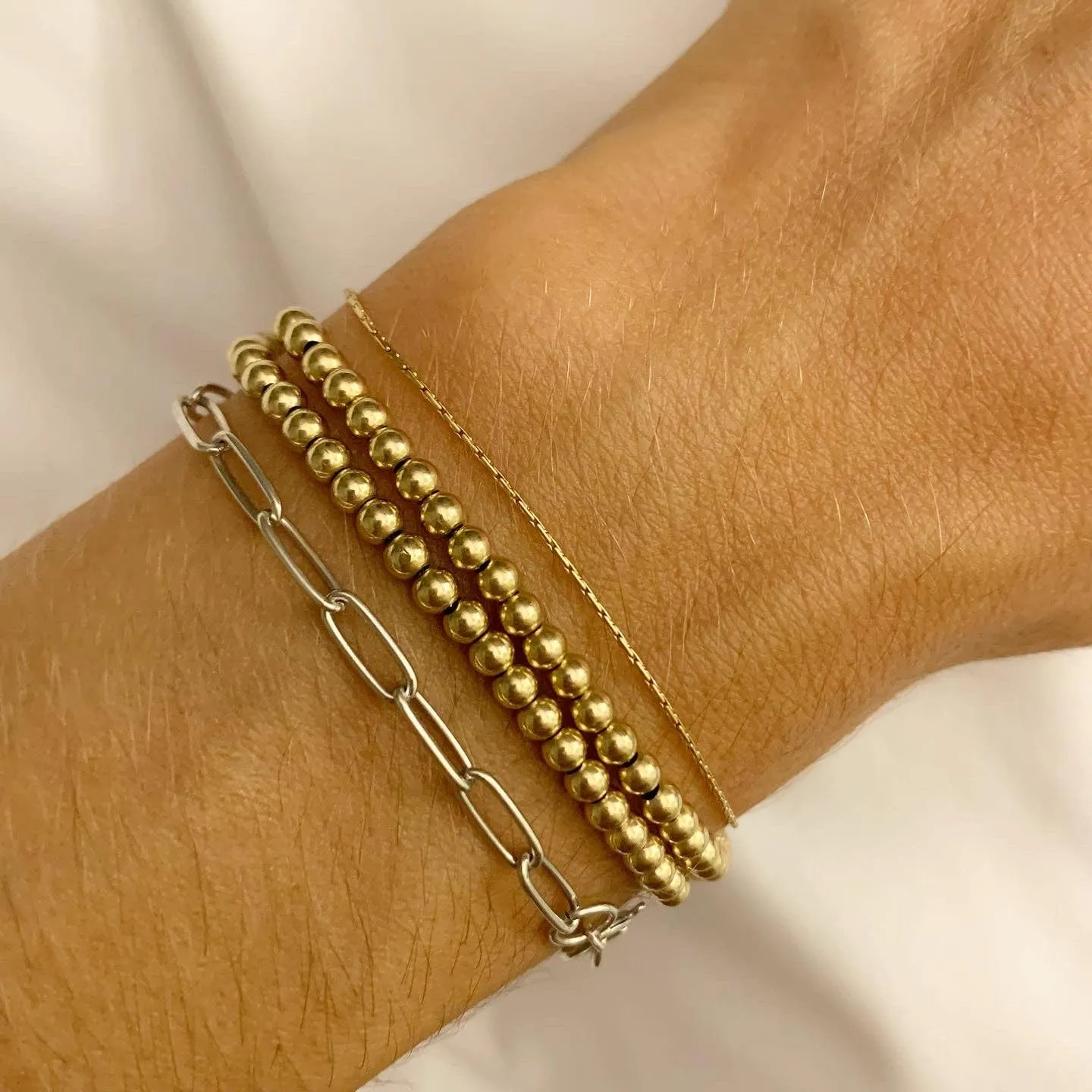 Silver PaperClip Chain Bracelet