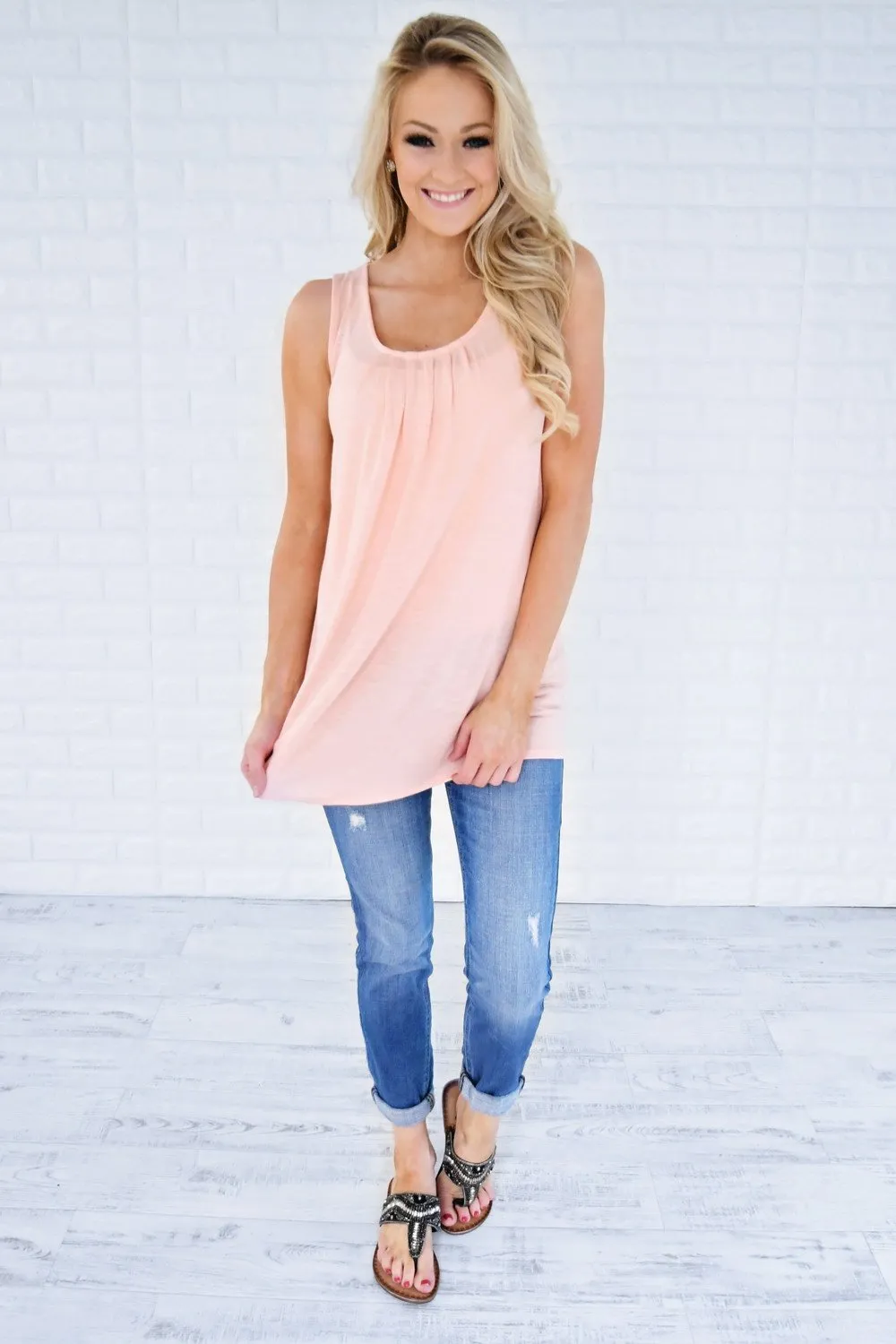 Simply Irresistible Tank Top ~ Pink