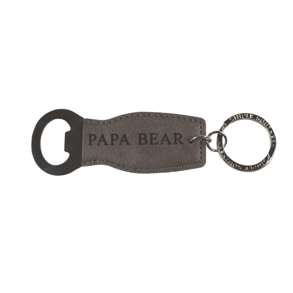 Simply Southern Leather Keychain Papa