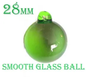 Spring Green Smooth Ball Chandelier Crystals, 28mm Crystal Ball