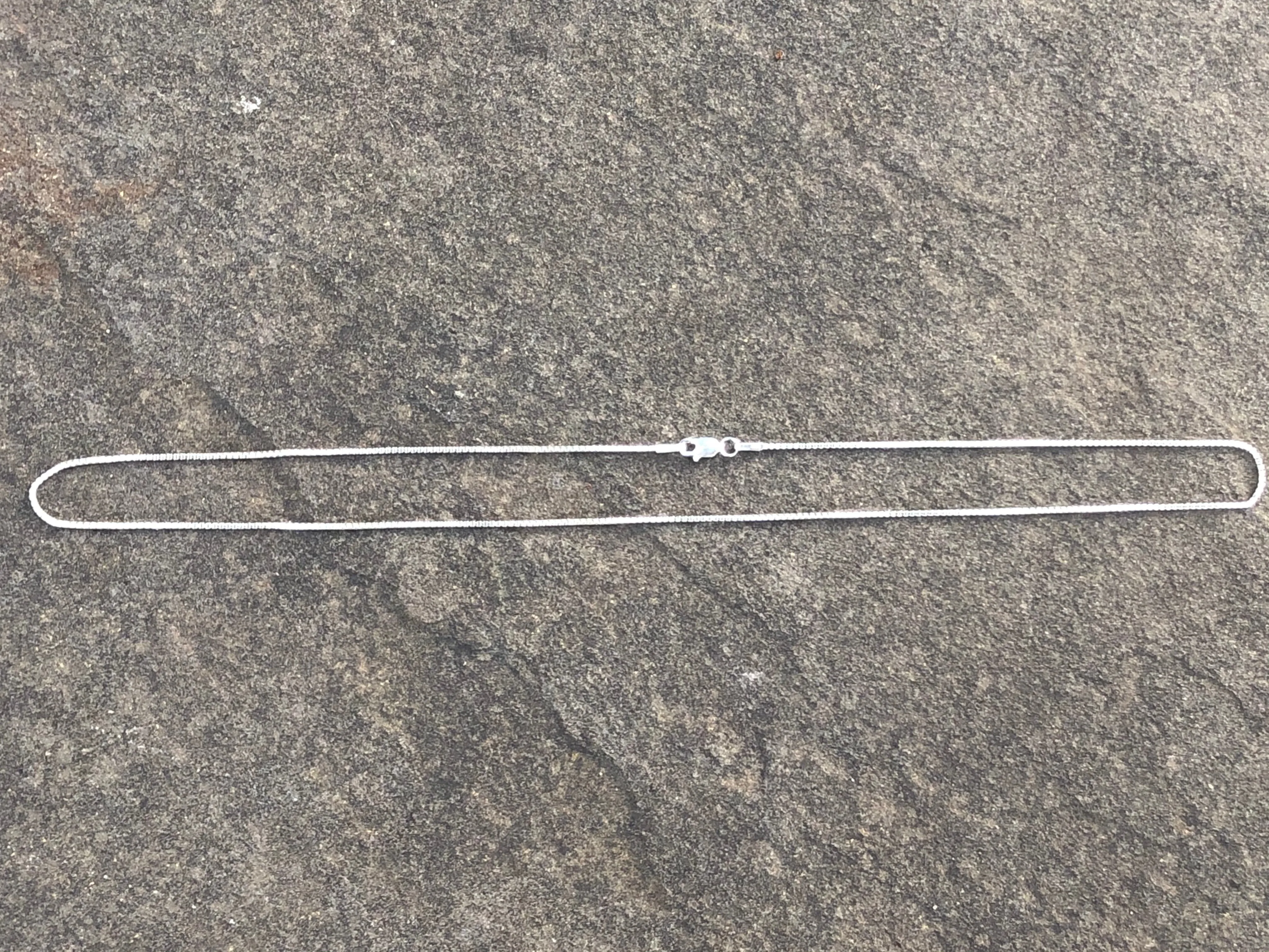 Sterling Silver 1mm Box Chain