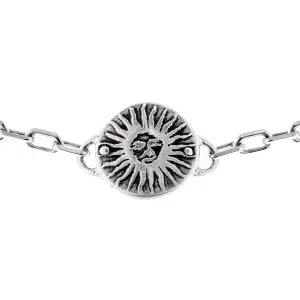 Sun Medallion - heavy link choker