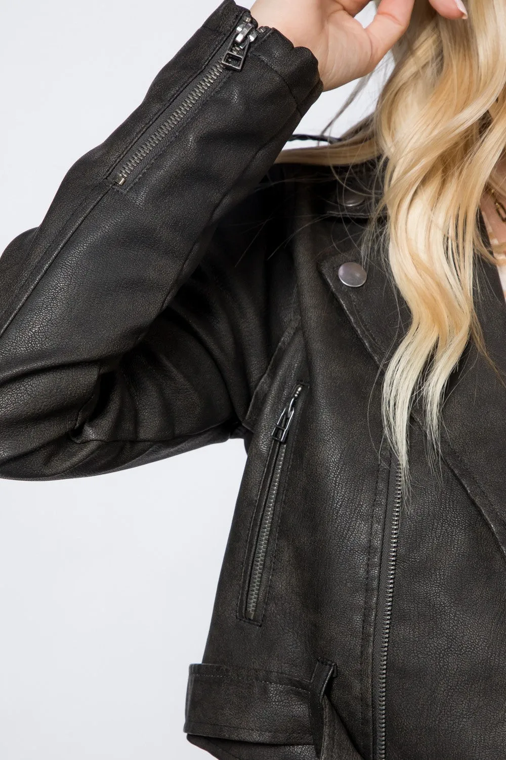 Two Tone Moto Jacket