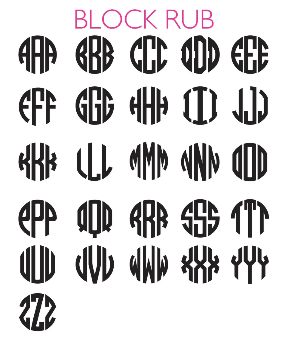 Vineyard Round Monogram Necklace