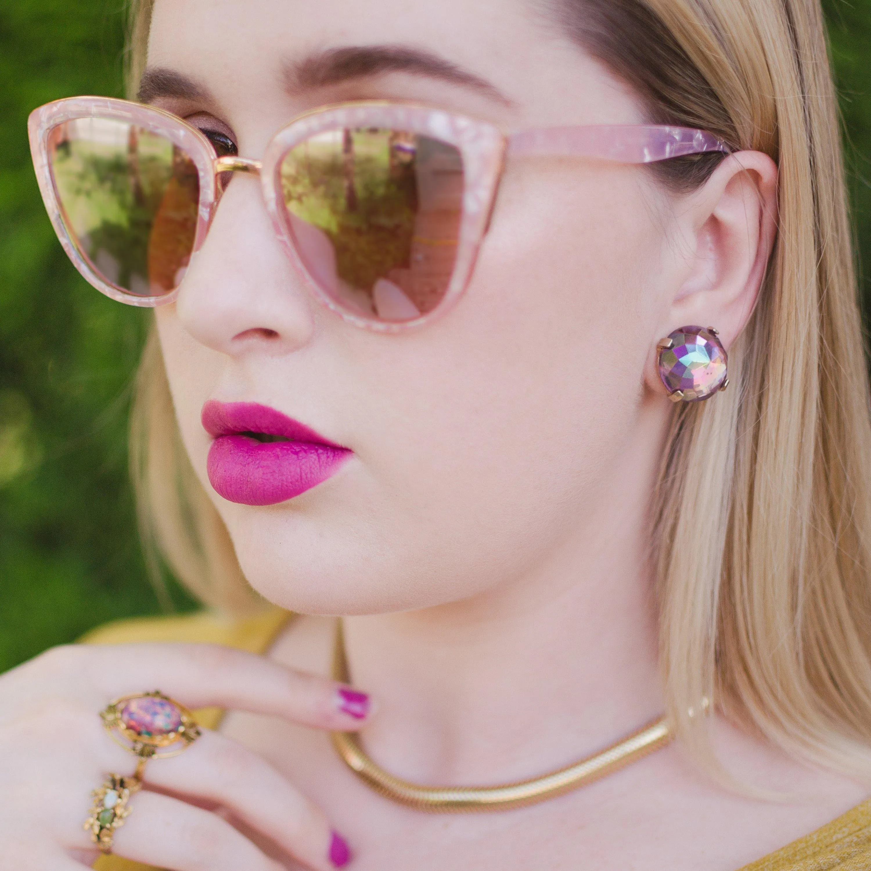 Vintage Gold Snake Chain Necklace