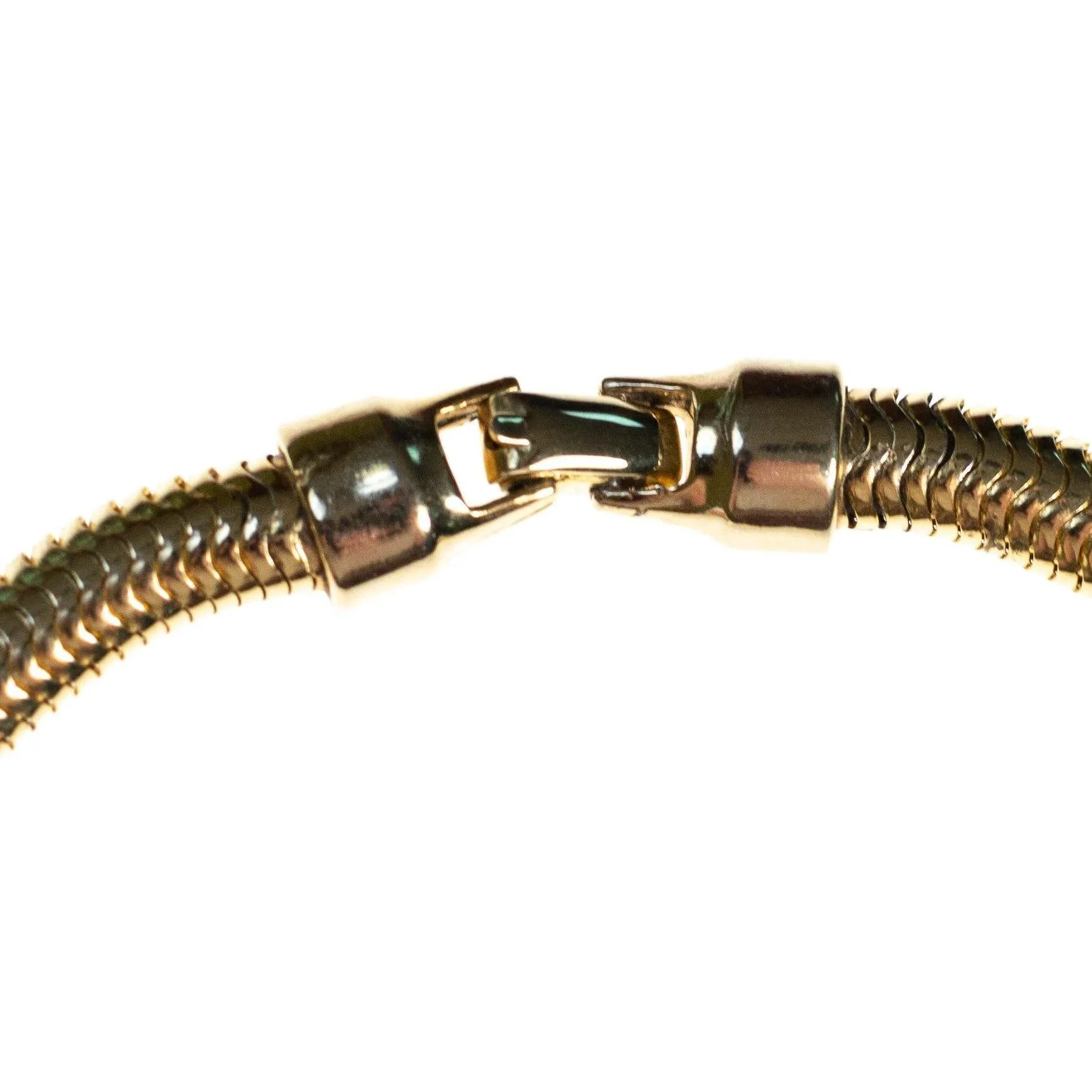 Vintage Gold Snake Chain Necklace