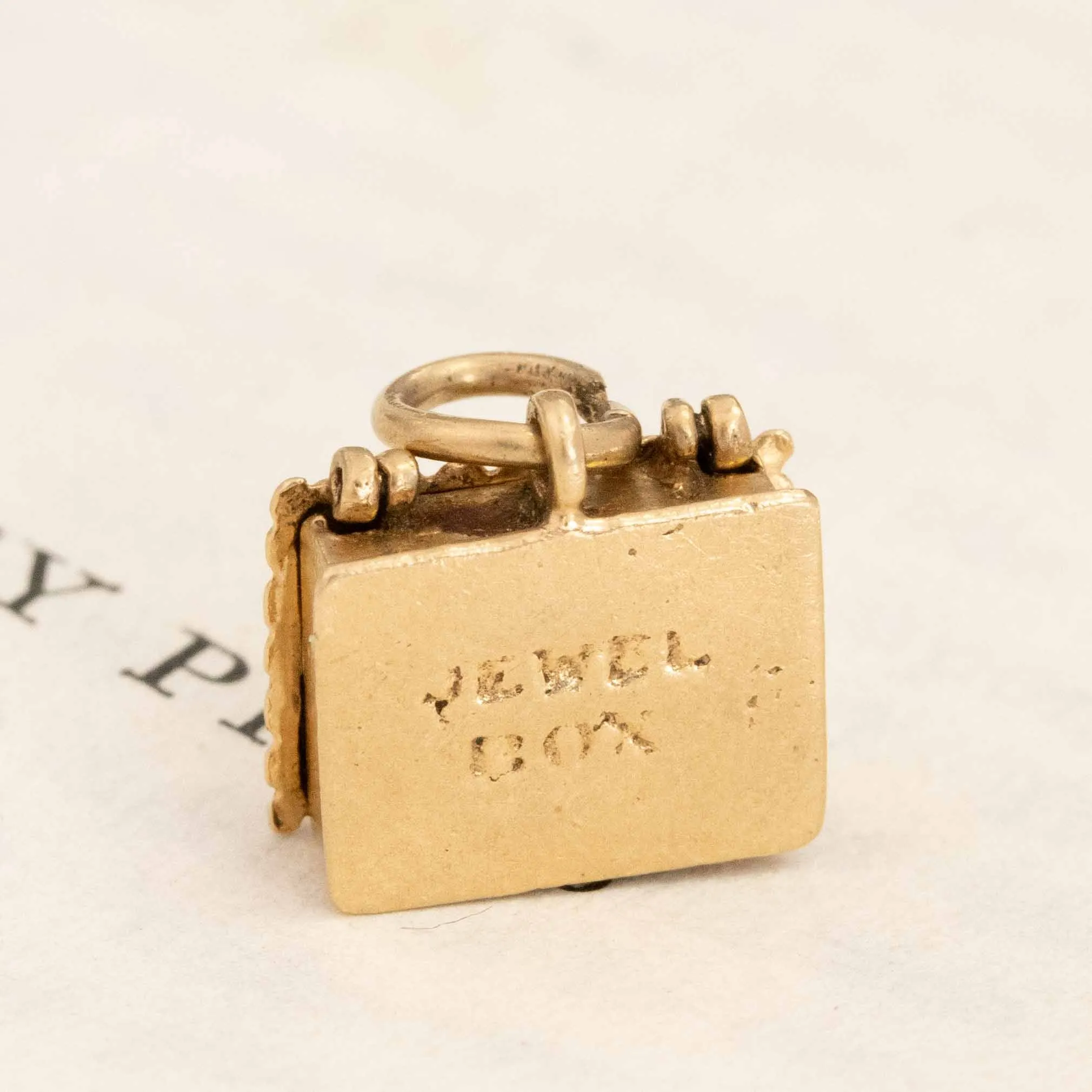 Vintage Jewel Box Charm