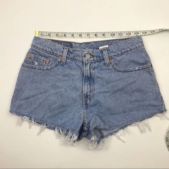 Vintage LEVI'S Jean Shorts Wedgie Fit Jeans Sz 27
