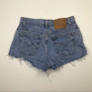 Vintage LEVI'S Jean Shorts Wedgie Fit Jeans Sz 27