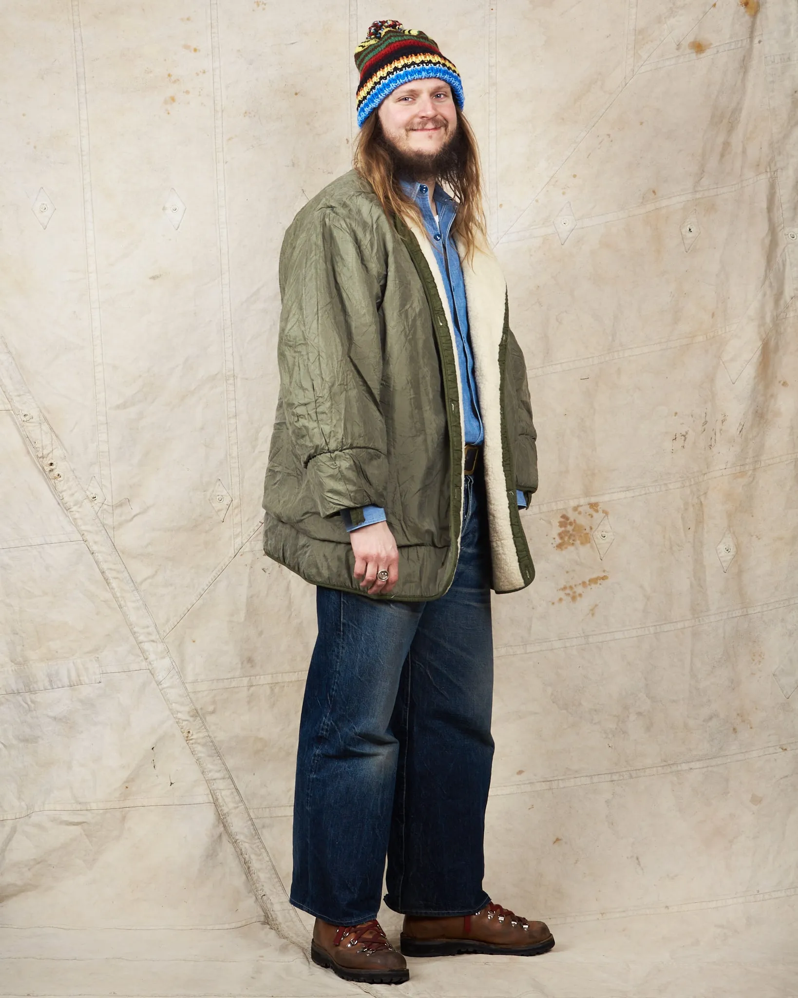 Vintage M-51 Fish Tail Parka Wool Liner Size L