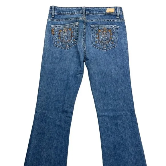 Vintage Y2K Paige Low Rise  Bootcut Jeans Size 28 Long