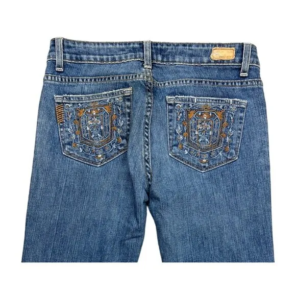 Vintage Y2K Paige Low Rise  Bootcut Jeans Size 28 Long