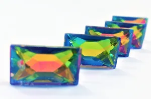 Vitrail Rainbow Rectangle Chandelier Crystals Prism, Pack of 5