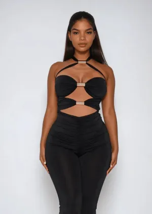 Wear It Out Black Jumpsuit