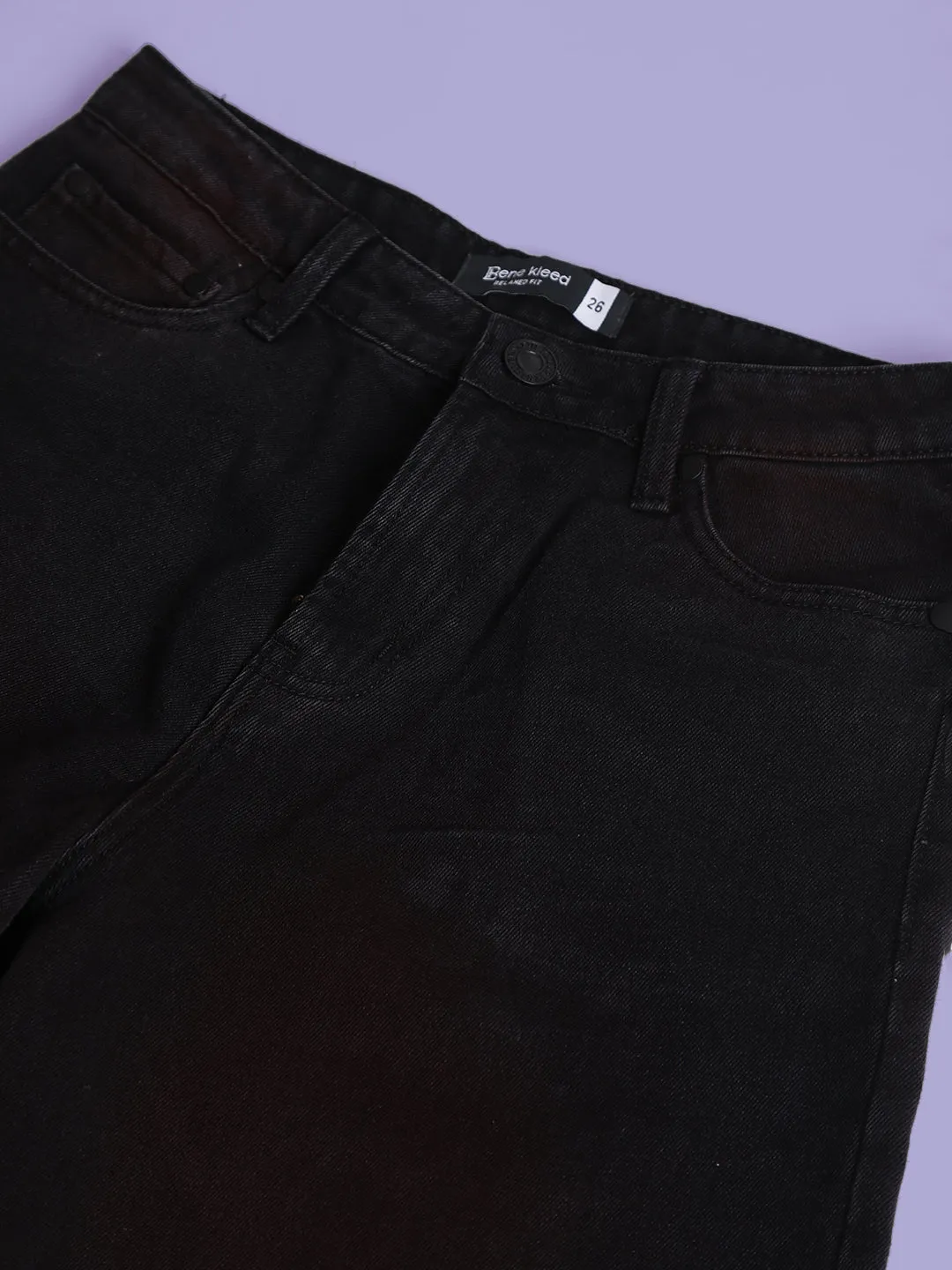 Women Relax Fit Rust Tinted Jeans