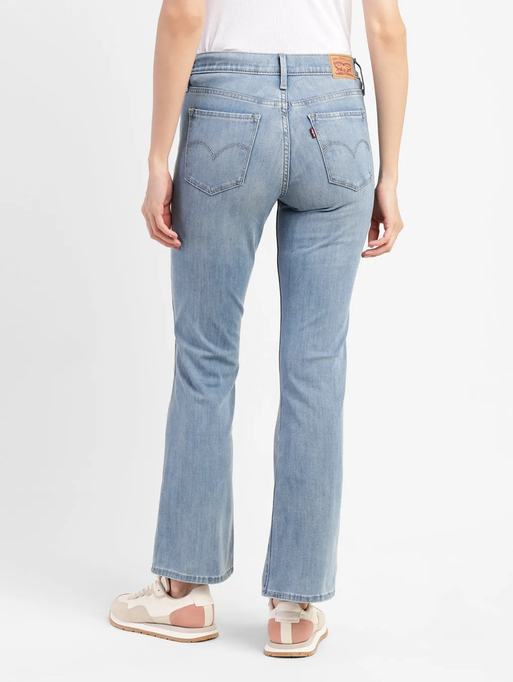 Women's 315 Blue Bootcut Fit Mid Rise Jeans