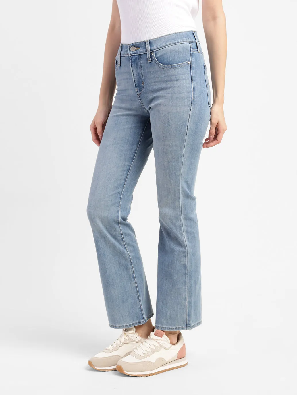 Women's 315 Blue Bootcut Fit Mid Rise Jeans