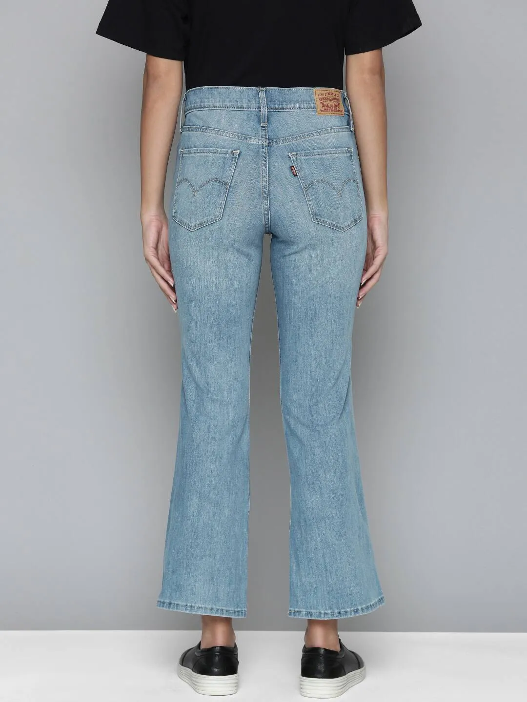 Women's 315 Blue Bootcut Fit Mid Rise Jeans