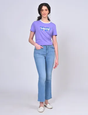 Women's 725 Blue Bootcut Fit High Rise Jeans
