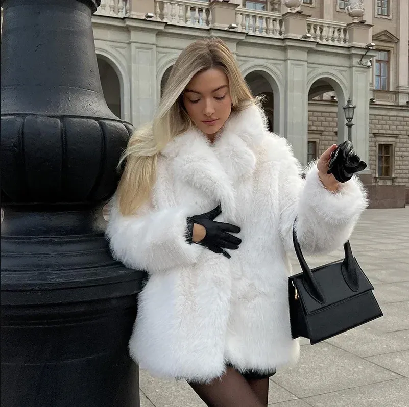 Women's Ivankav Soft Faux Fur Luxury Jacket