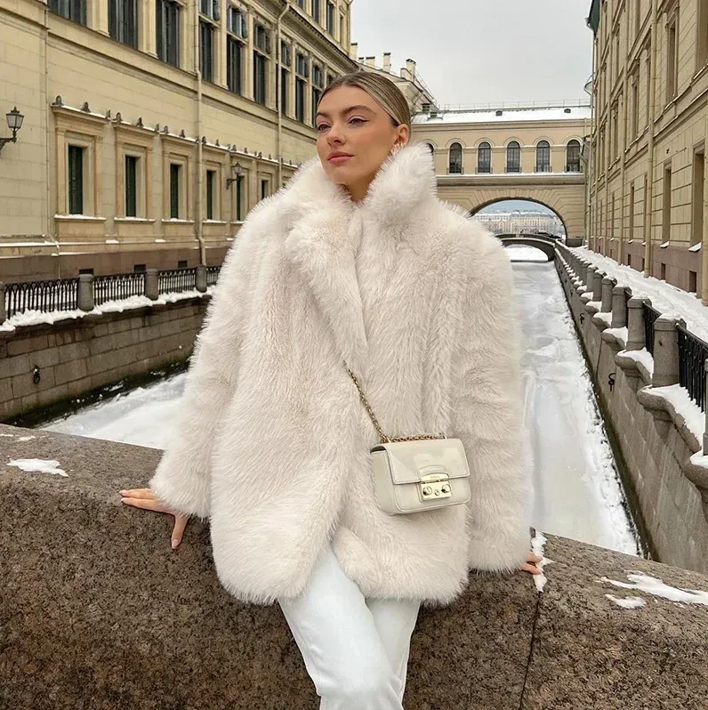 Women's Ivankav Soft Faux Fur Luxury Jacket