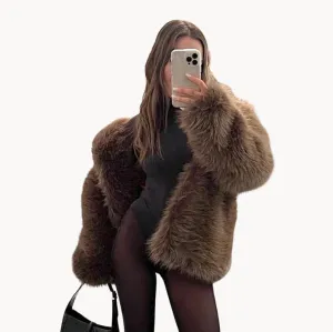 Women's Ivankav Soft Faux Fur Luxury Jacket