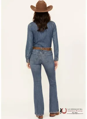 WOMENS WRANGLER BESPOKE FLARE JEANS