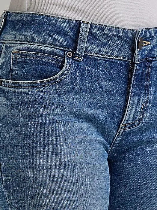 Wrangler Women's Essential Jayne Mid Rise Bootcut Jeans 112345824