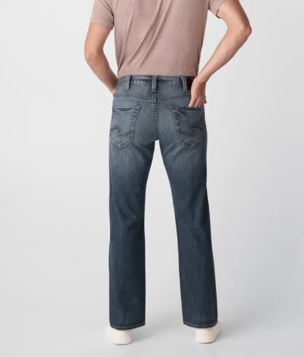 Zac Relaxed Fit Straight Leg Jeans - Mens